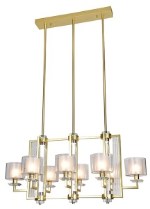 Подвесная люстра Newport ALEXANDRA 4408/S mat.gold в интернет-магазине "Галерея света"