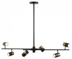 Люстра на штанге Freya Enzo FR5201PL-06B в интернет-магазине "Галерея света"