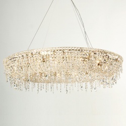 Подвесная люстра Newport 10900 10910+6/S gold в интернет-магазине "Галерея света"