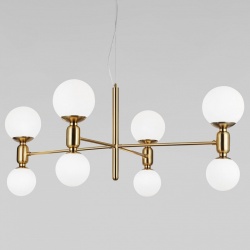 Подвесная люстра Eurosvet Bubble 30182/8 латунь в интернет-магазине "Галерея света"