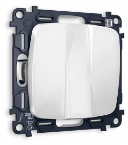 Выключатель трехклавишный без рамки Ambrella Volt OMEGA MO105010 в интернет-магазине "Галерея света"