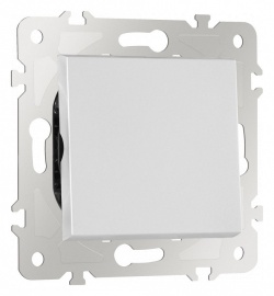 Выключатель перекрестный одноклавишный без рамки Arte Milano 203 203.34-1.silver в интернет-магазине "Галерея света"