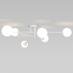 Потолочная люстра Eurosvet Netz 30181/6 белый в интернет-магазине "Галерея света"