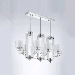 Люстра на штанге Newport 4400 4408/S chrome в интернет-магазине "Галерея света"
