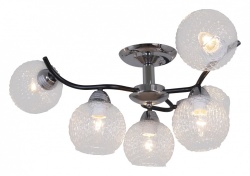 Люстра на штанге 07624-0.3-06 CR+BK в интернет-магазине "Галерея света"