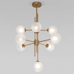 Люстра на штанге Eurosvet Volver 50383 латунь в интернет-магазине "Галерея света"