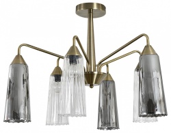 Люстра на штанге Indigo Campana 13028/6R Brass в интернет-магазине "Галерея света"