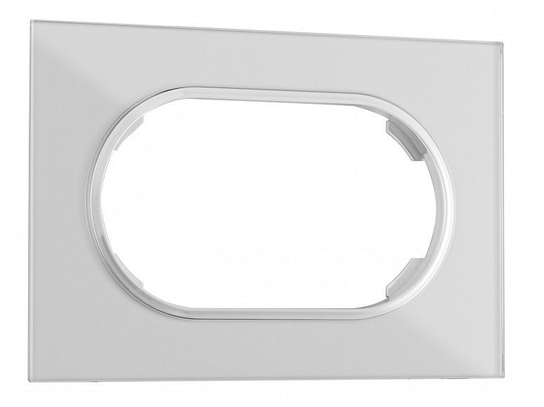 Рамка для двойной розетки Arte Milano am-502.01 502.01-double.silver в интернет-магазине "Галерея света"