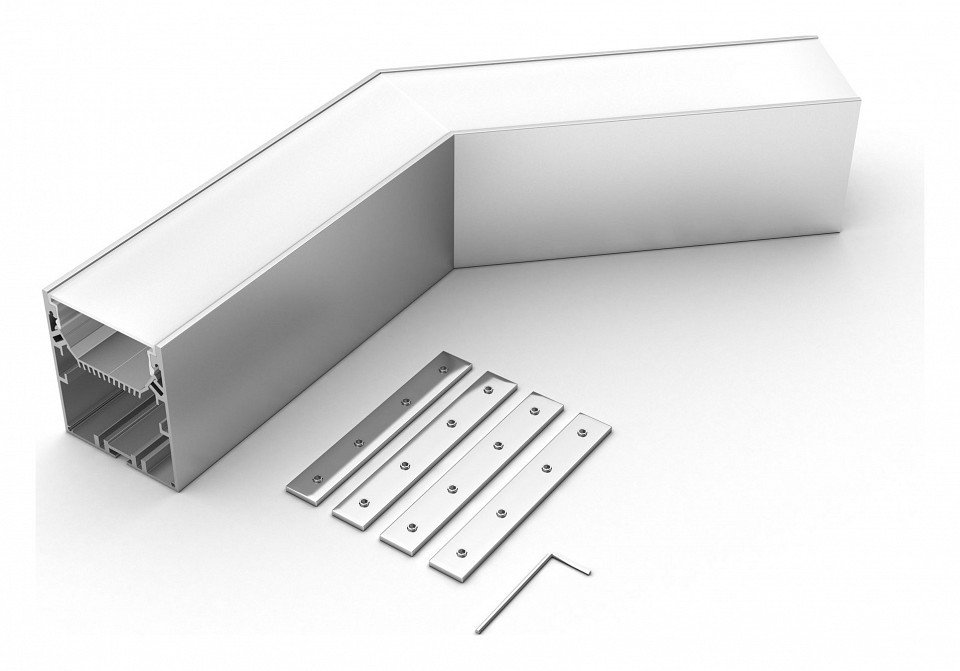 Соединитель угловой L-образный накладной Arlight S-LUX 030138 в интернет-магазине "Галерея света"
