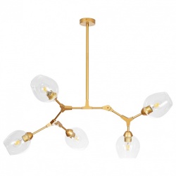 Люстра на штанге Arte Lamp Yuka A4103SP-5GO в интернет-магазине "Галерея света"