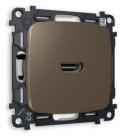 Розетка HDMI без рамки Ambrella Volt OMEGA MO644010 в интернет-магазине "Галерея света"