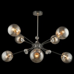 Люстра на штанге 04901-0.3-08 COFFEE+FGD в интернет-магазине "Галерея света"