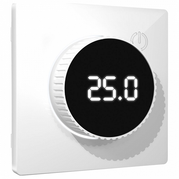 Накладка для терморегулятора электромеханического для теплого пола Ambrella Volt ALFA AP1058 в интернет-магазине "Галерея света"