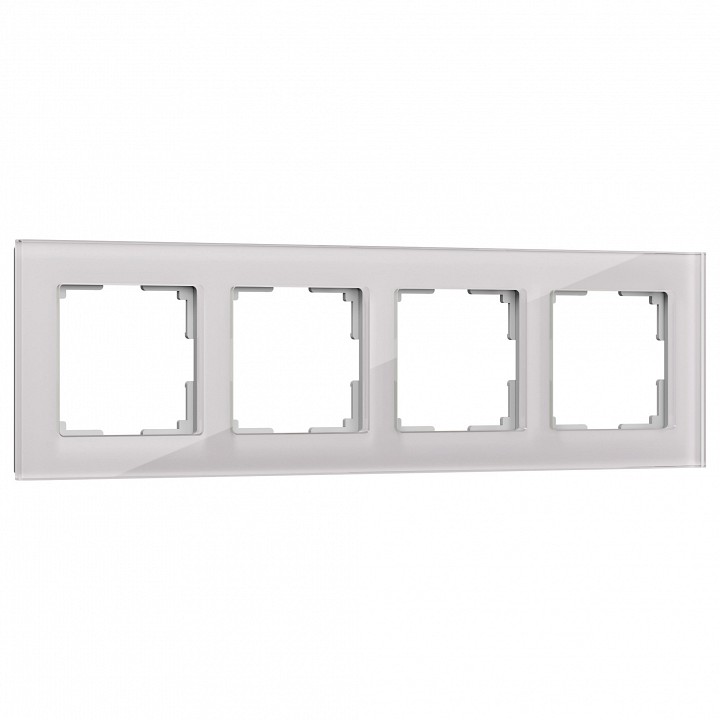 Рамка на 4 поста Werkel Favorit (дымчатый) W0041117 в интернет-магазине "Галерея света"