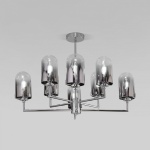 Люстра на штанге Eurosvet Pluto 60156/8 хром в интернет-магазине "Галерея света"