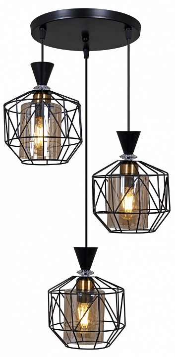 Подвесной светильник 01001-0.9-03 BK в интернет-магазине "Галерея света"