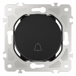 Кнопка звонка без рамки Arte Milano 202 202.36-1.black в интернет-магазине "Галерея света"