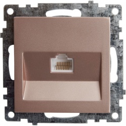 Розетка Ethernet RJ-45 без рамки Stekker Катрин 39599 в интернет-магазине "Галерея света"