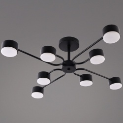 Люстра на штанге 03708 03708-0.3-08 BK GX53 в интернет-магазине "Галерея света"