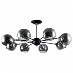 Люстра на штанге Arte Lamp Lagos A2708PL-8BK в интернет-магазине "Галерея света"