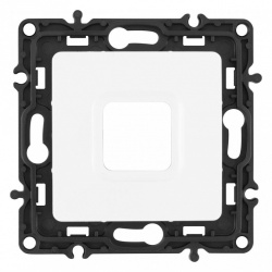 Розетка для вывод кабеля без рамки Arte Milano am-217 217.49-1.white в интернет-магазине "Галерея света"