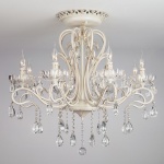 Потолочная люстра Eurosvet Etna 12205/8 белый Strotskis в интернет-магазине "Галерея света"