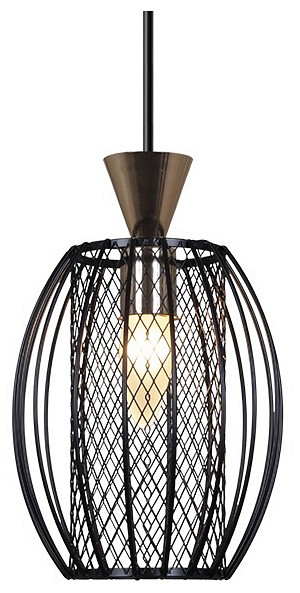 Подвесной светильник 00907-0.9-01 BK в интернет-магазине "Галерея света"