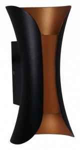 Накладной светильник 86852-9.2-002KT LED2*5W BK+GD в интернет-магазине "Галерея света"