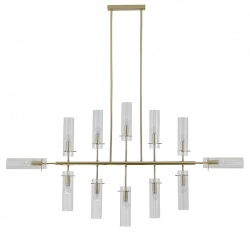 Люстра на штанге Indigo Saetta 11053/12R Gold в интернет-магазине "Галерея света"