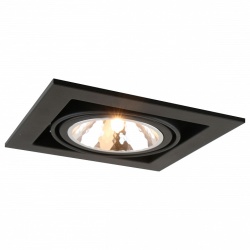 Встраиваемый светильник Arte Lamp Cardani Semplice A5949PL-1BK в интернет-магазине "Галерея света"