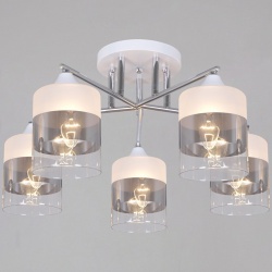 Люстра на штанге  06916-0.3-05 WH+CR в интернет-магазине "Галерея света"