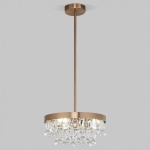 Люстра на штанге Eurosvet Sophie 60165/3 латунь в интернет-магазине "Галерея света"