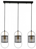 Подвесной светильник Indigo Via 10009/3P Black в интернет-магазине "Галерея света"