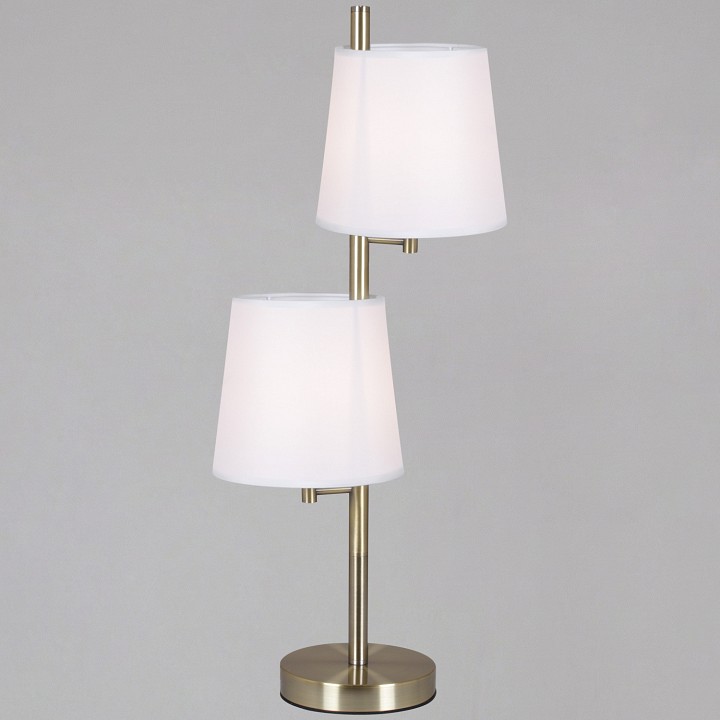 Настольная лампа декоративная ILLUMICO  IL0803-2TSQ-26 AB DS в интернет-магазине "Галерея света"