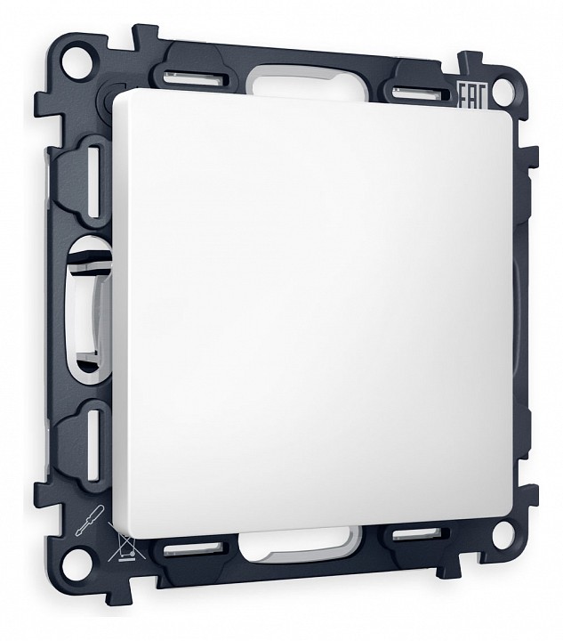 Заглушка для поста с рамкой Ambrella Volt ALFA MA136010 в интернет-магазине "Галерея света"