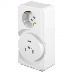 Розетка открытой установки для плит с заземлением Stekker  39826 в интернет-магазине "Галерея света"