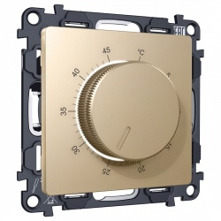Терморегулятор электромеханический для теплого пола без рамки Ambrella Volt ALFA MA605710 в интернет-магазине "Галерея света"