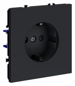Розетка с заземлением и со шторкой, без рамки Voltum S70 VLS040207 в интернет-магазине "Галерея света"
