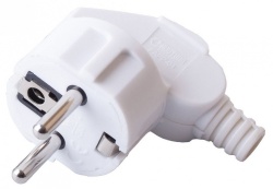 Вилка угловая с заземлением Stekker  32850 в интернет-магазине "Галерея света"