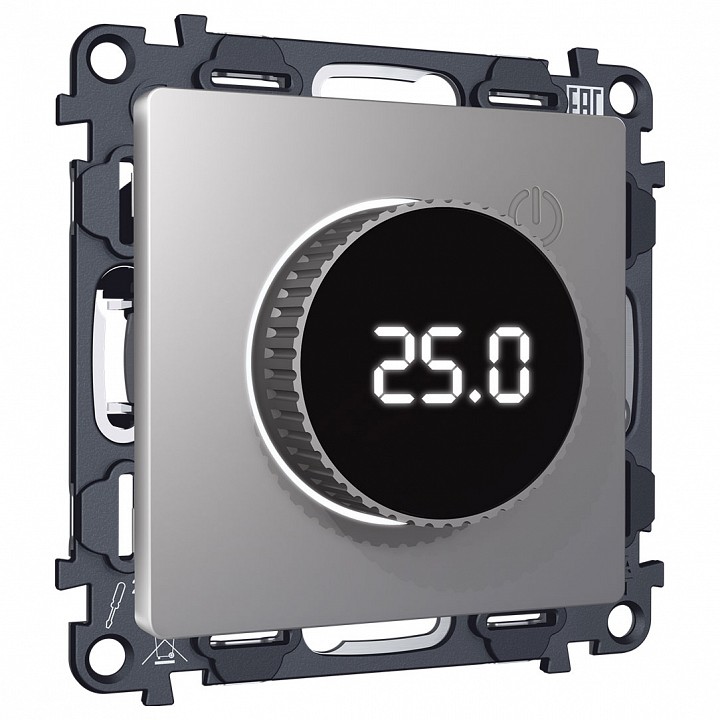 Терморегулятор электромеханический для теплого пола без рамки Ambrella Volt ALFA MA505810 в интернет-магазине "Галерея света"