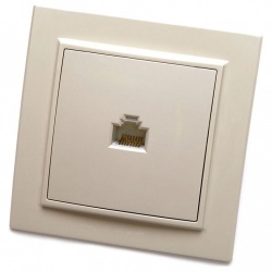 Розетка Ethernet RJ-45 Stekker Эрна 39233 в интернет-магазине "Галерея света"