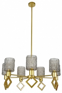 Люстра на штанге Indigo Preda 13025/7R Gold в интернет-магазине "Галерея света"