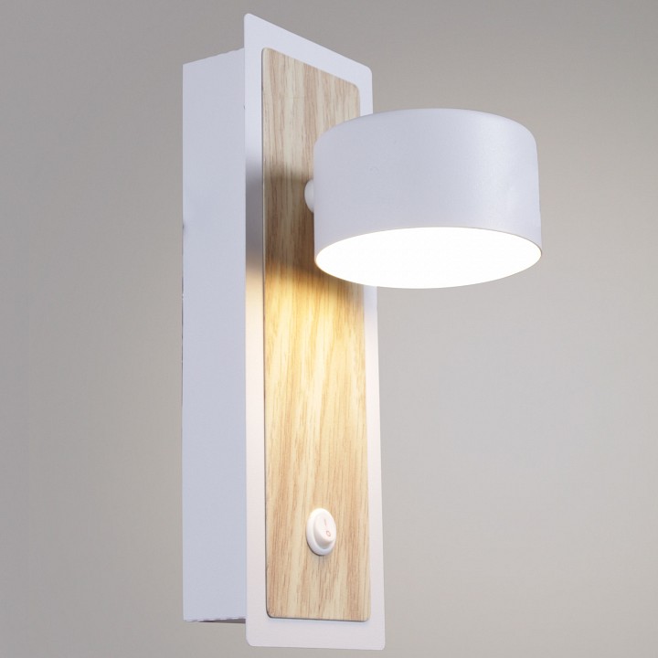 Бра 12540-0.2-01 WH+WOOD в интернет-магазине "Галерея света"