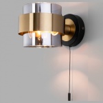 Бра Eurosvet Arcada 70127/1 черный/ дымчатый в интернет-магазине "Галерея света"