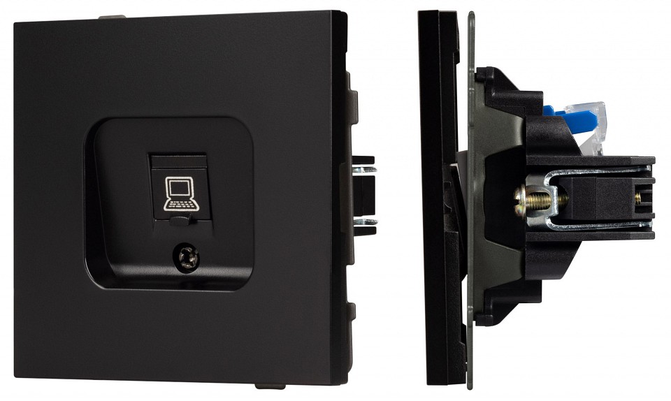 Розетка Ethernet RJ-45 и со шторками, без рамки Arlight SCT-TENDO 054104 в интернет-магазине "Галерея света"