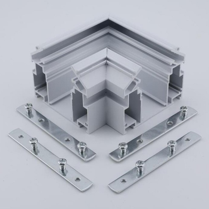 Соединитель угловой L-образный для треков встраиваемых Aployt Magnetic track 220 APL.0286.10.02 в интернет-магазине "Галерея света"