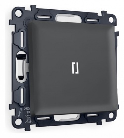 Выключатель проходной одноклавишный с подсветкой Ambrella Volt ALFA MA902035 в интернет-магазине "Галерея света"