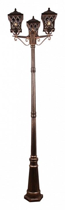 Фонарный столб 09017-0.7-003SL 2.2M BKG в интернет-магазине "Галерея света"