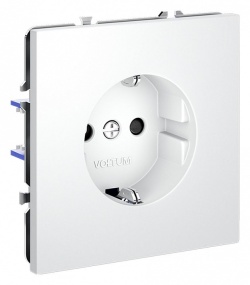 Розетка с заземлением и со шторкой, без рамки Voltum S70 VLS040202 в интернет-магазине "Галерея света"