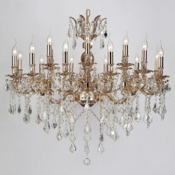 Подвесная люстра Lucia Tucci Barletta BARLETTA 122.12.6 coffe gold в интернет-магазине "Галерея света"